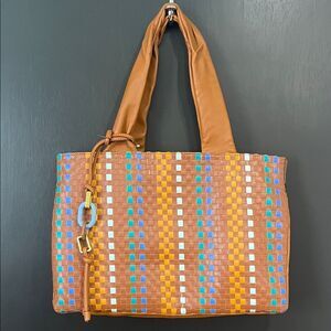 Vince Camuto Brant Leather Tote